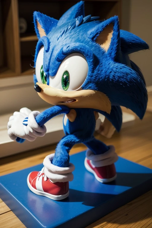 Crea a sonic the Hedgehog 