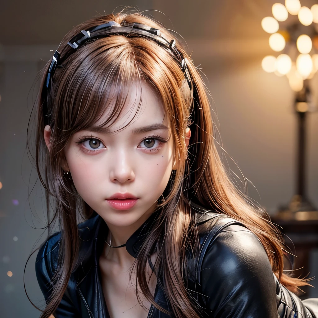 NSFW, 8k, High-level, absurd, masterpiece, best quality, primitive, very detailed CG, very detailed wallpaper, perfect lighting, Extremely detailed (((The personifying " Black Widow " as a Little Girl))), MysticSight, Tyndall effect, Tyndall scattering, Studio gray background with (many Dazzling RainbowColor particles BokeH:1.28), (RoundlyButts, ThighGap), (Exposed:0.4), (Assfocus with looking ahead), BREAK (NOGIZAKA face variations) Extremely Detailed very KAWAII face variations, perfect anatomy, Childish, captivating gaze, elaborate detailed Eyes with (sparkling highlights:1.28), long eyelashes、Glossy RED Lips with beautiful details, Coquettish tongue, Rosy cheeks, Radiant PearlSkin with clear transparency . { (Dynamic LifeLike expressions:1.4) | :d) }, (large eyes:-1) .