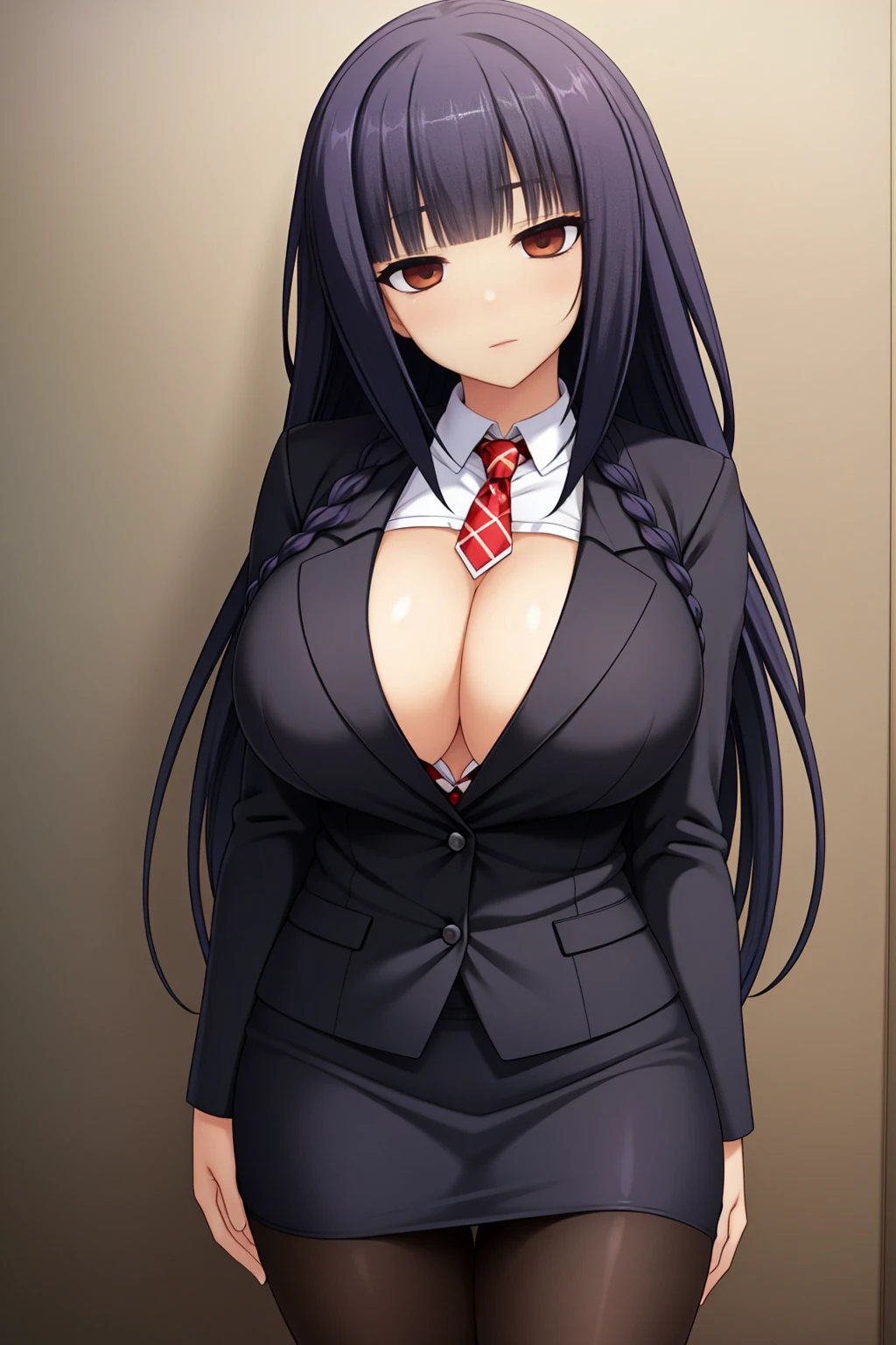 braided hair、braided hair,red-eyes,black-hair,bainded-hair,Braided Hair、long-hair,red-eyes,big-breast,business-suit,black-business-suit,black-pantyhose,mini-skirt,23 years old,older sister、Ultra-high resolution、Ultra HD,Braided Hair、red-tie,standing,milf,wife,huge-nipple,dark-makeup,dark-huge-nipple,dark-nipple,very-huge-nipple,dark-nipple