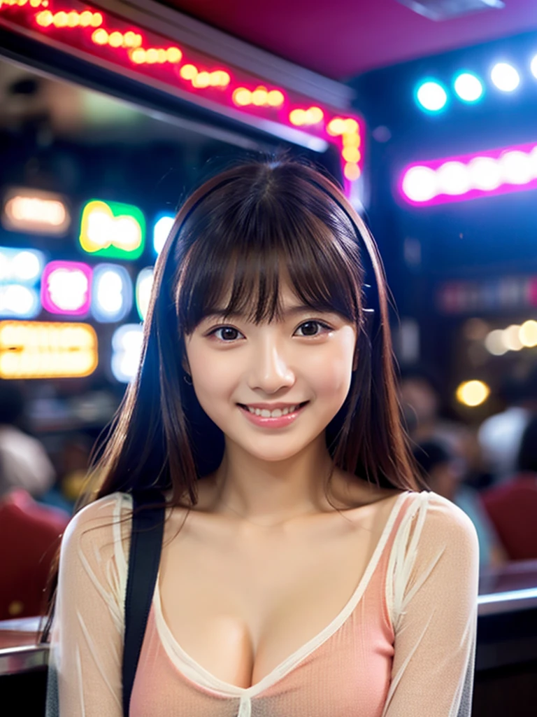 cyborg, Android, Completely naked,Pussy、 (Tabletop:1.3), (8K), (Highest quality:1.4), (Hmph:1.2), (Realistic:1.3), (Raw photo), (One Girl), (Ultra high definition), (Detailed face), Such a perfect, beautiful and cute face, (Fine hair), Beautiful Hair, bangs, (Symmetrical eyes:1.3), (Fine grain), (Detailed skin), Realistic Skin, Shiny skin, Ultra-high resolution, (Medium chest), (Slim figure), (supermodel figures), A kind smile:1.2, (A very beautiful and cute young girl with a gentle expression, typical of Japan.), 20-year-old, (wearing cyberpunk clothes ), At Shibuya Crossing