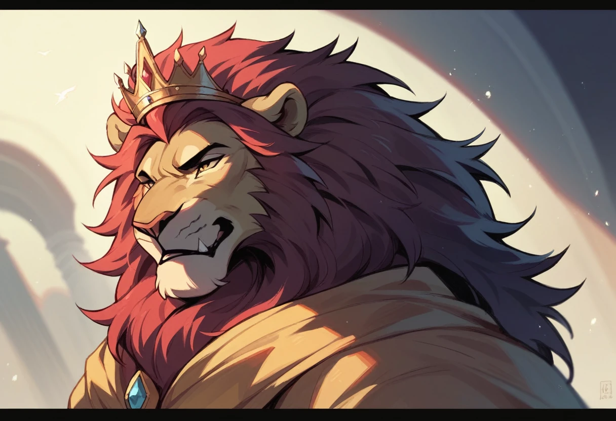 lion with crown