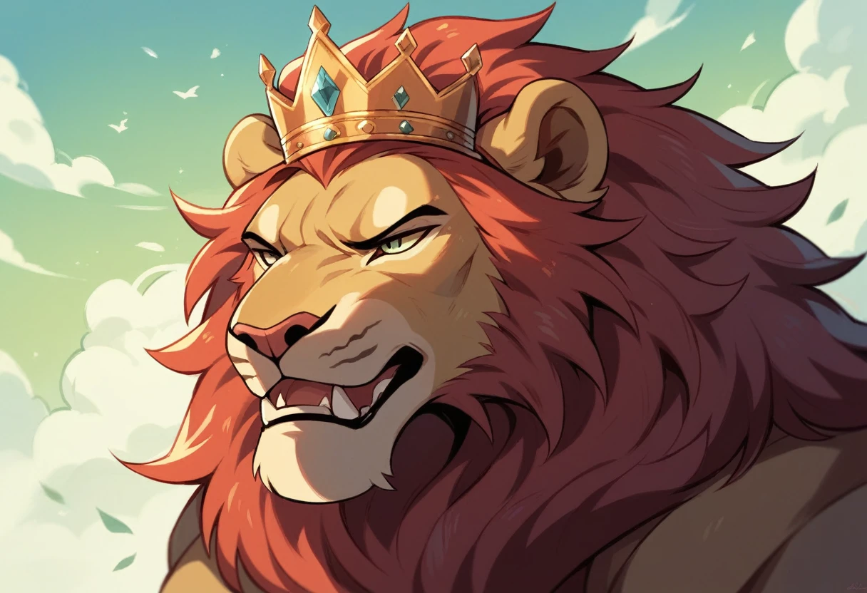 lion with crown
