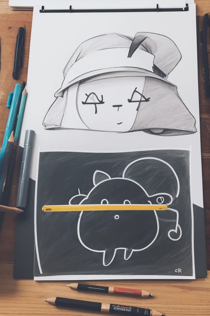 A simple drawing about safety in schools