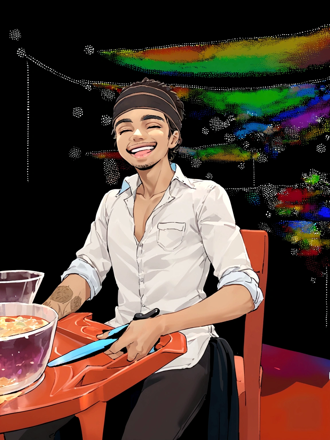 prince smiling, 