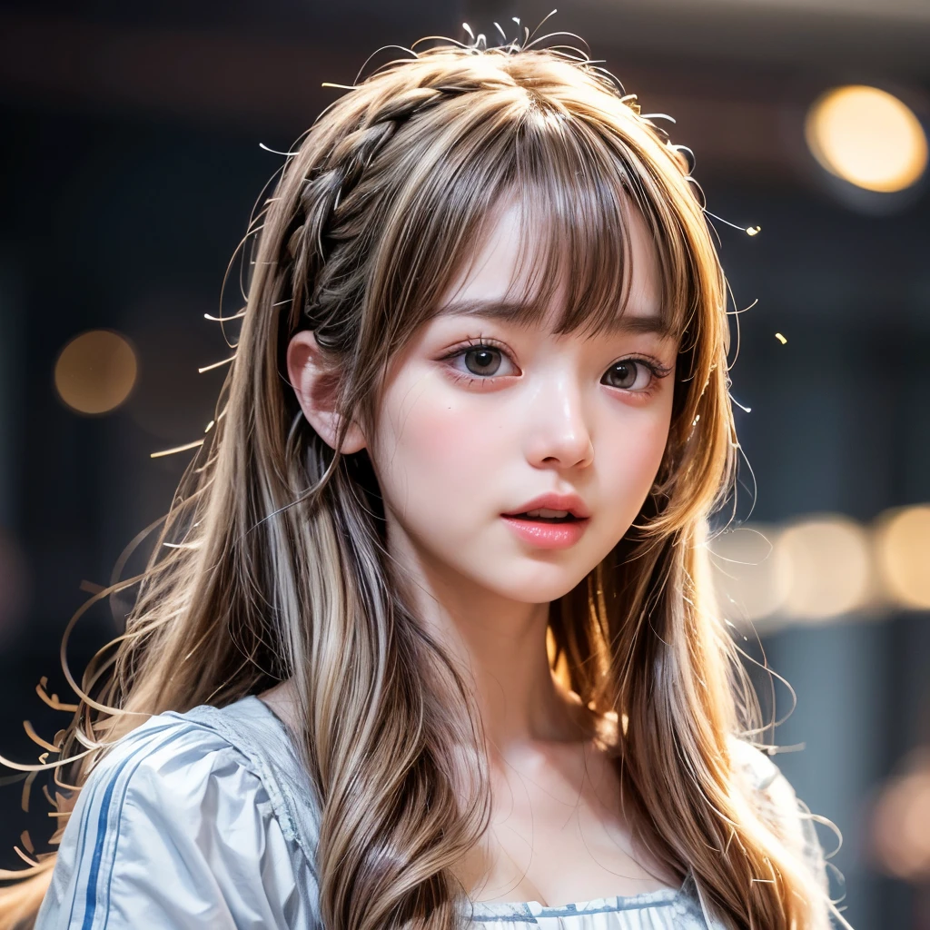 NSFW, 8k, High-level, absurd, masterpiece, best quality, primitive, very detailed CG, very detailed wallpaper, perfect lighting, Extremely detailed (((The personifying " エリザベス・スワン " as a ))), MysticSight, Tyndall effect, Tyndall scattering, Studio gray background with (many Dazzling RainbowColor particles BokeH:1.28), (RoundlyButts, ThighGap), (Exposed:0.4), (Assfocus with looking ahead), BREAK (NOGIZAKA face variations) Extremely Detailed very KAWAII face variations, perfect anatomy, Childish, captivating gaze, elaborate detailed Eyes with (sparkling highlights:1.28), long eyelashes、Glossy RED Lips with beautiful details, Coquettish tongue, Rosy cheeks, Radiant PearlSkin with clear transparency . { (Dynamic LifeLike expressions:1.4) | :d) }, (large eyes:-1) .