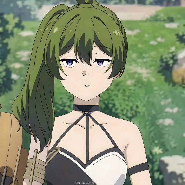 (masterpiece, best quality:1.2), 1girl, solo, green hair