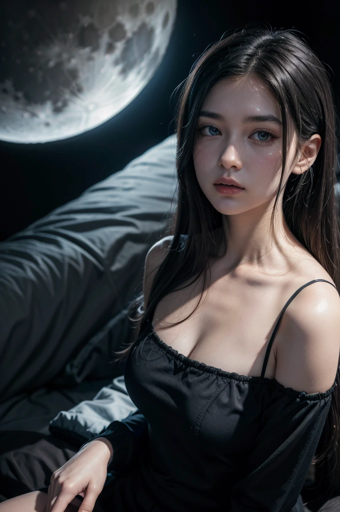 The moon plays me v pôideo game