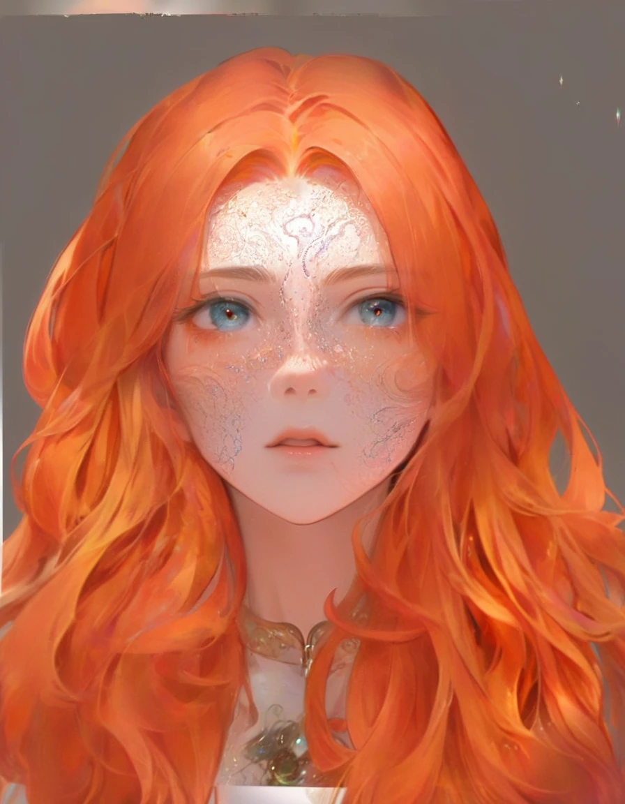 1girl, bioluminescent, over make up, shiny face, attractive, hand on cheek, astral vignette, long hair, swirl hair, provocative pose, side views, multi-color hair, fog wrapped around, epicRealism, UHD, 8k, super detailed