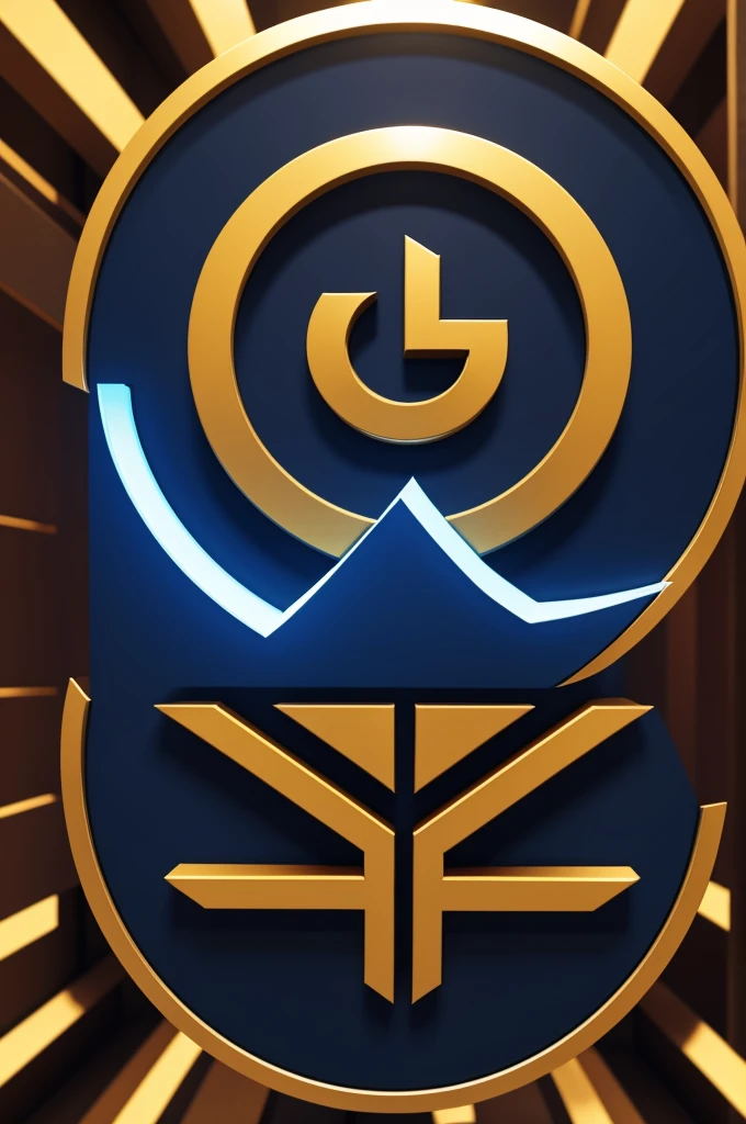 Generate a  circular non-3d logo, say goliath fingers