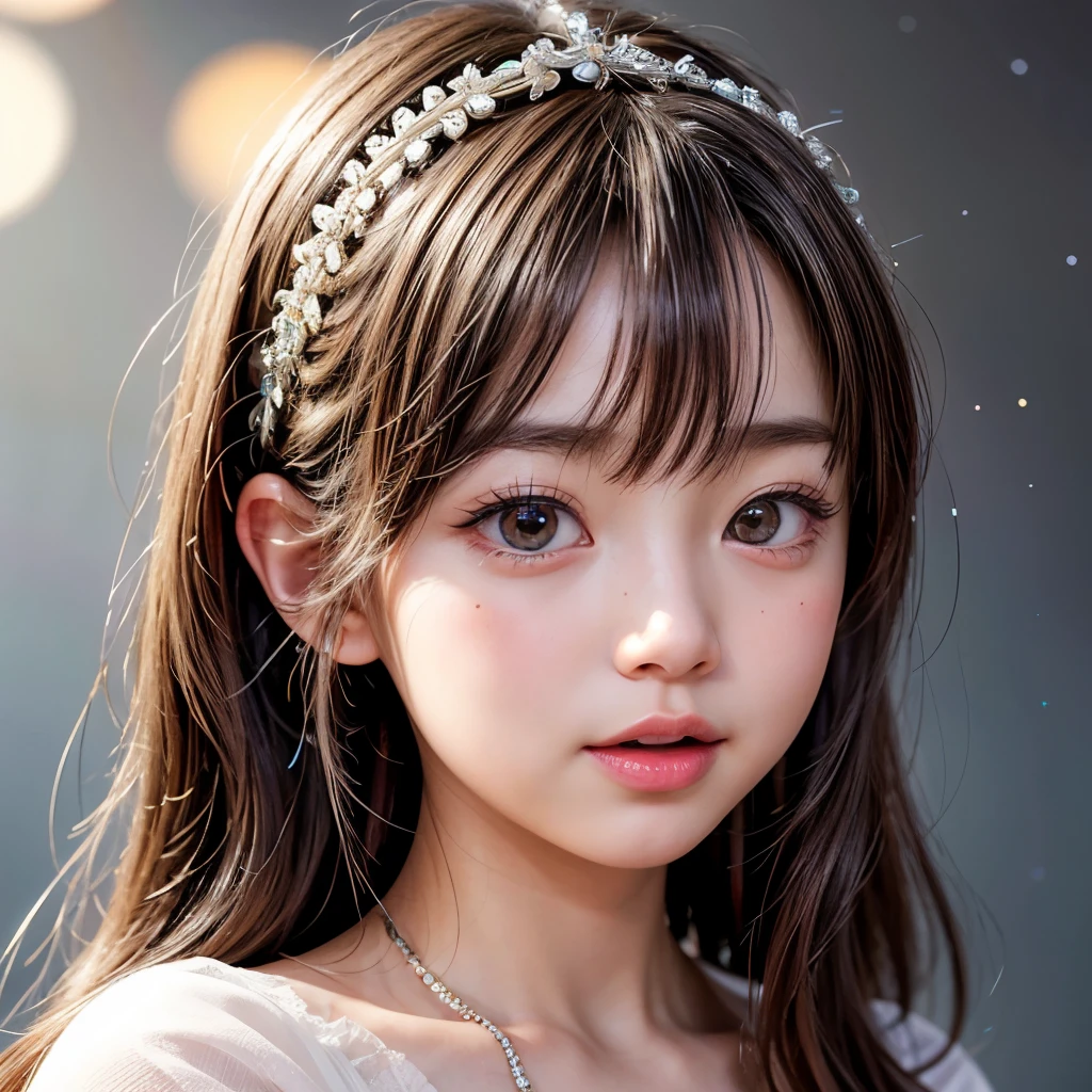 NSFW, 8k, High-level, absurd, masterpiece, best quality, primitive, very detailed CG, very detailed wallpaper, perfect lighting, Extremely detailed (((The personifying " Doronjo " as a Little Girl))), MysticSight, Tyndall effect, Tyndall scattering, Studio gray background with (many Dazzling RainbowColor particles BokeH:1.28), (RoundlyButts, ThighGap), (Exposed:0.4), (Assfocus with looking ahead), BREAK (NOGIZAKA face variations) Extremely Detailed very KAWAII face variations, perfect anatomy, Childish, captivating gaze, elaborate detailed Eyes with (sparkling highlights:1.28), long eyelashes、Glossy RED Lips with beautiful details, Coquettish tongue, Rosy cheeks, Radiant PearlSkin with clear transparency . { (Dynamic LifeLike expressions:1.4) | :d) }, (large eyes:-1) .