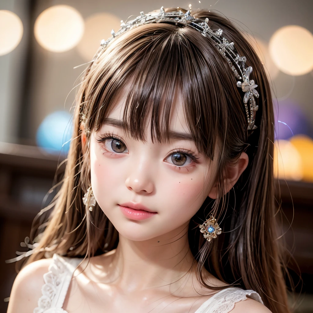 NSFW, 8k, High-level, absurd, masterpiece, best quality, primitive, very detailed CG, very detailed wallpaper, perfect lighting, Extremely detailed (((The personifying " Doronjo " as a Little Girl))), MysticSight, Tyndall effect, Tyndall scattering, Studio gray background with (many Dazzling RainbowColor particles BokeH:1.28), (RoundlyButts, ThighGap), (Exposed:0.4), (Assfocus with looking ahead), BREAK (NOGIZAKA face variations) Extremely Detailed very KAWAII face variations, perfect anatomy, Childish, captivating gaze, elaborate detailed Eyes with (sparkling highlights:1.28), long eyelashes、Glossy RED Lips with beautiful details, Coquettish tongue, Rosy cheeks, Radiant PearlSkin with clear transparency . { (Dynamic LifeLike expressions:1.4) | :d) }, (large eyes:-1) .