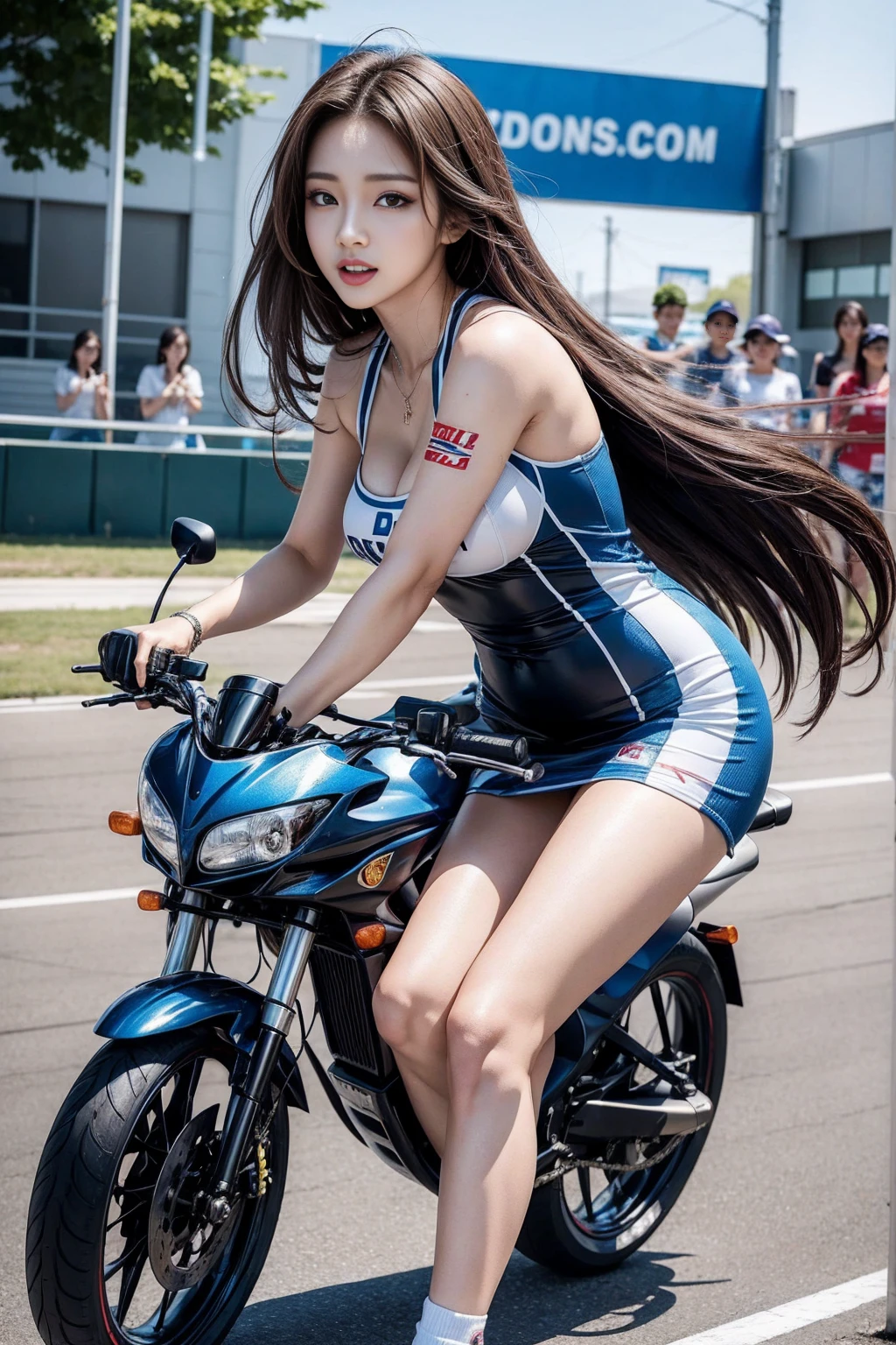 1 female,Sexy,Racing girl,Korean pop idol