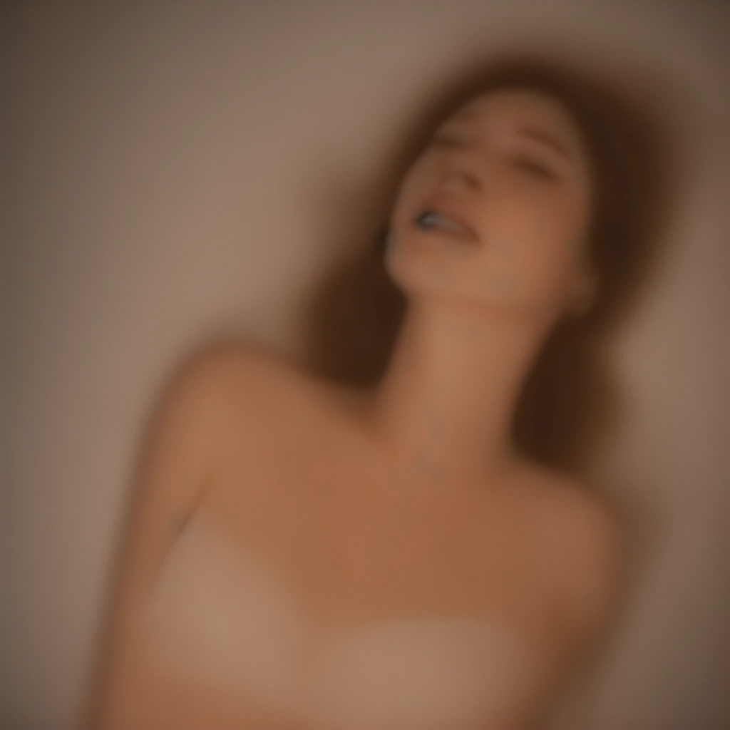 Surrealism, high detail, movie lighting, Ray tracing, perspective, Shoot at eye level, ultra high definition, masterpiece, textured skin, 4K, Best quality  open mouth and closed eyes with  on the bed
