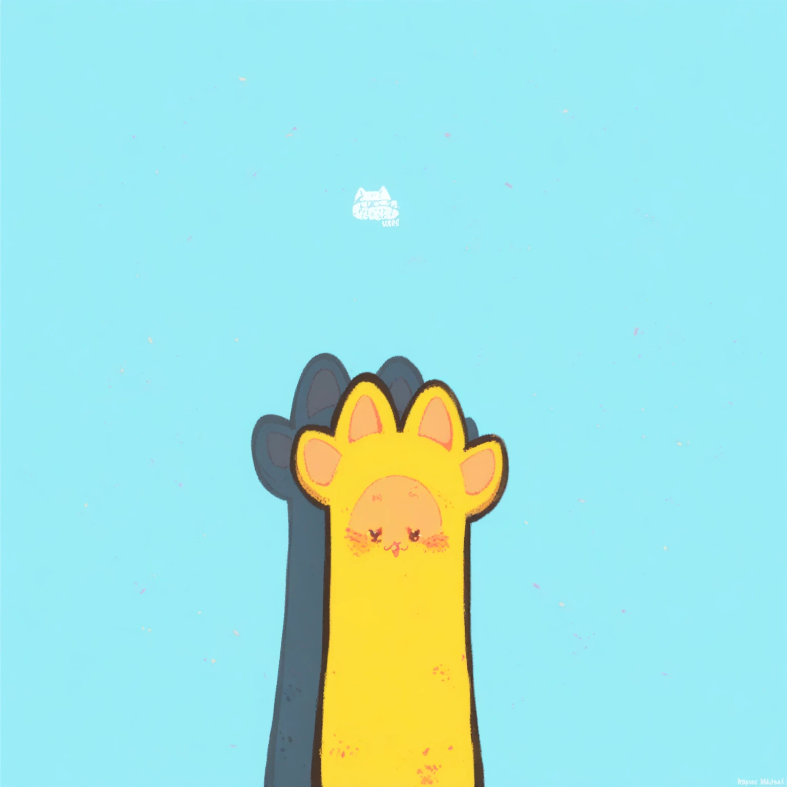 art, logo, cat