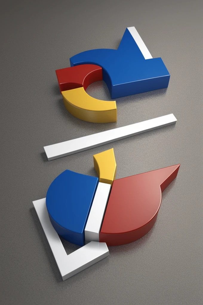 Create a 3D logo for a political