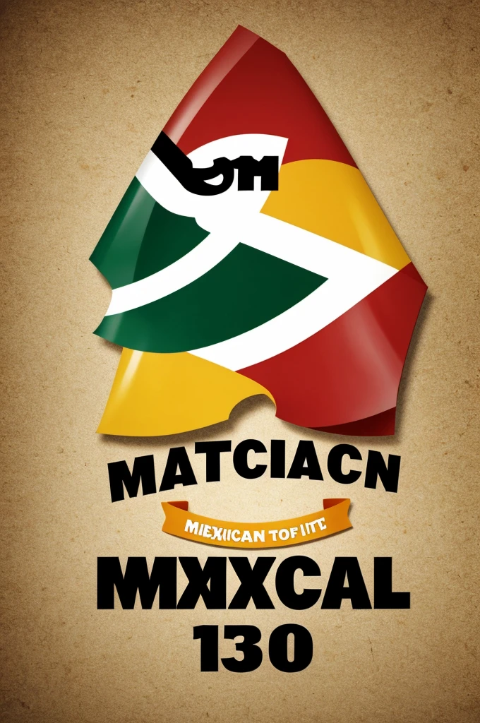 Create a logo for a political party with the phrase Mexican party 130