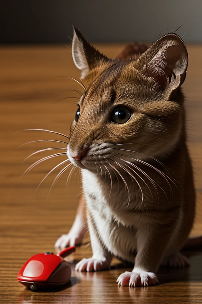 a red mouse 
