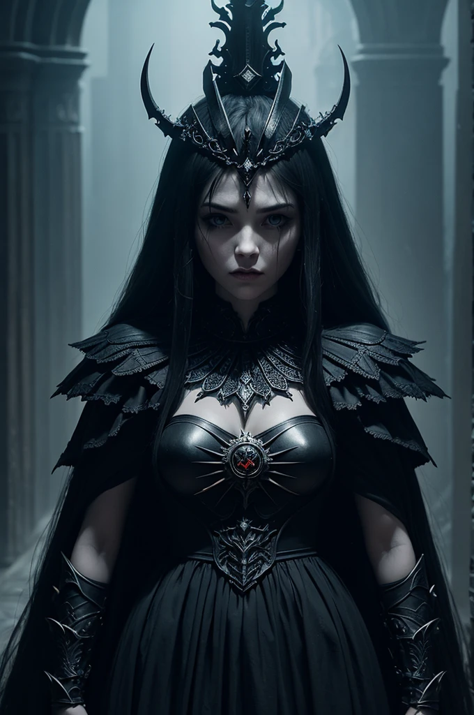 Create an image with dark fantasy aesthetics