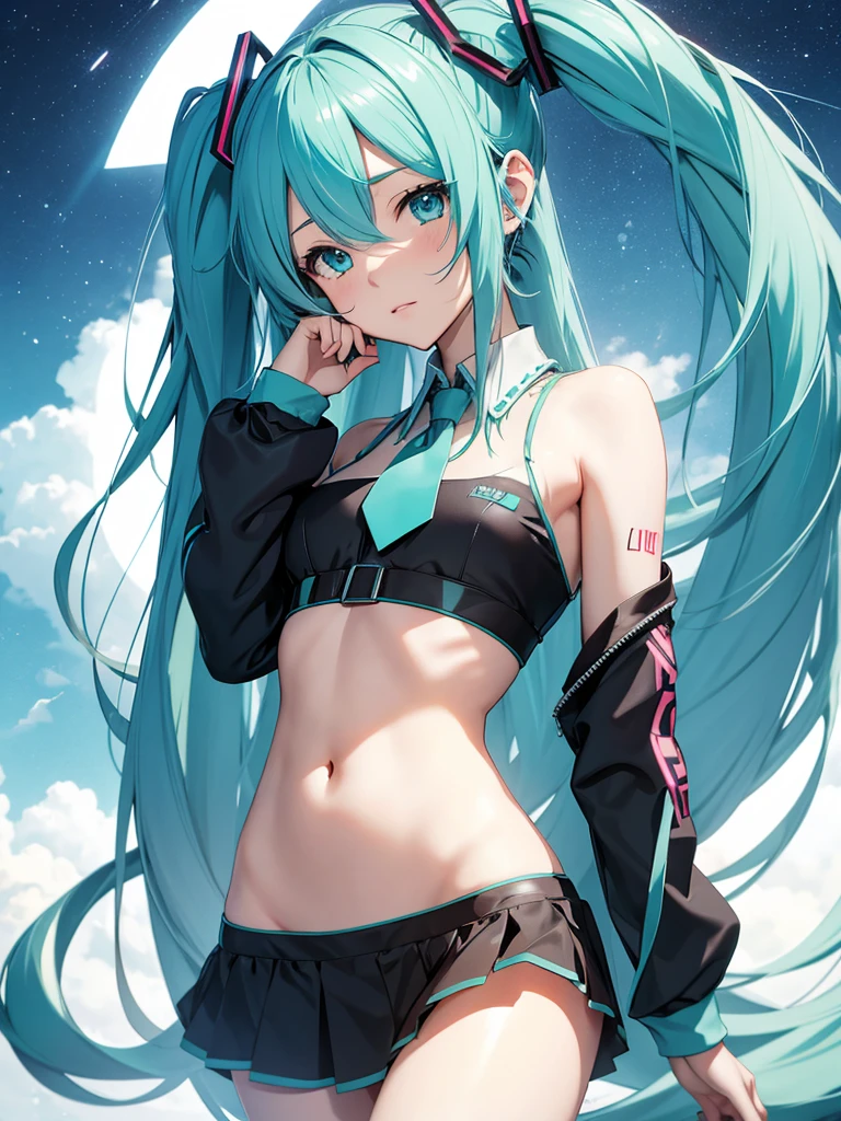 Hatsune Miku, loose hair