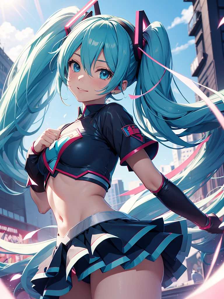 hatsune miku, supergirl wear