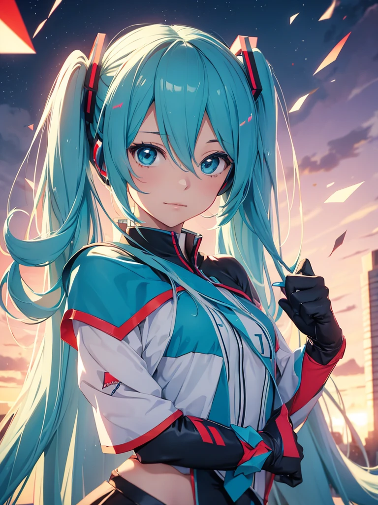 hatsune miku, supergirl wear