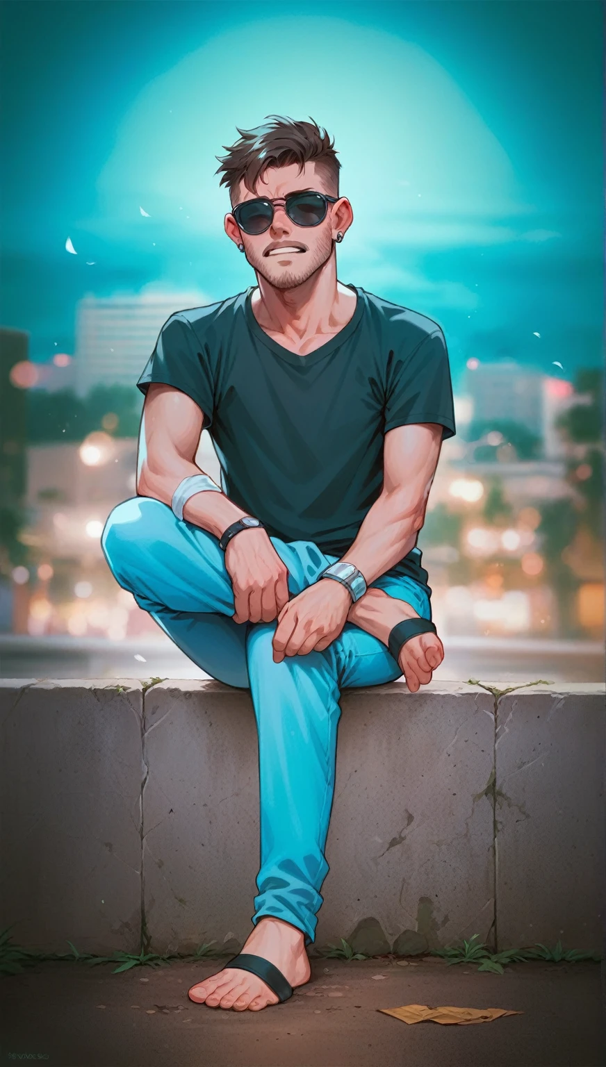 City potrait 8k