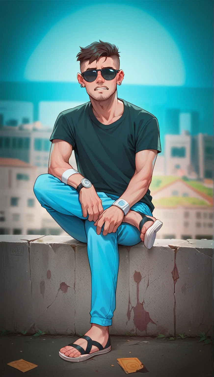 City potrait 8k