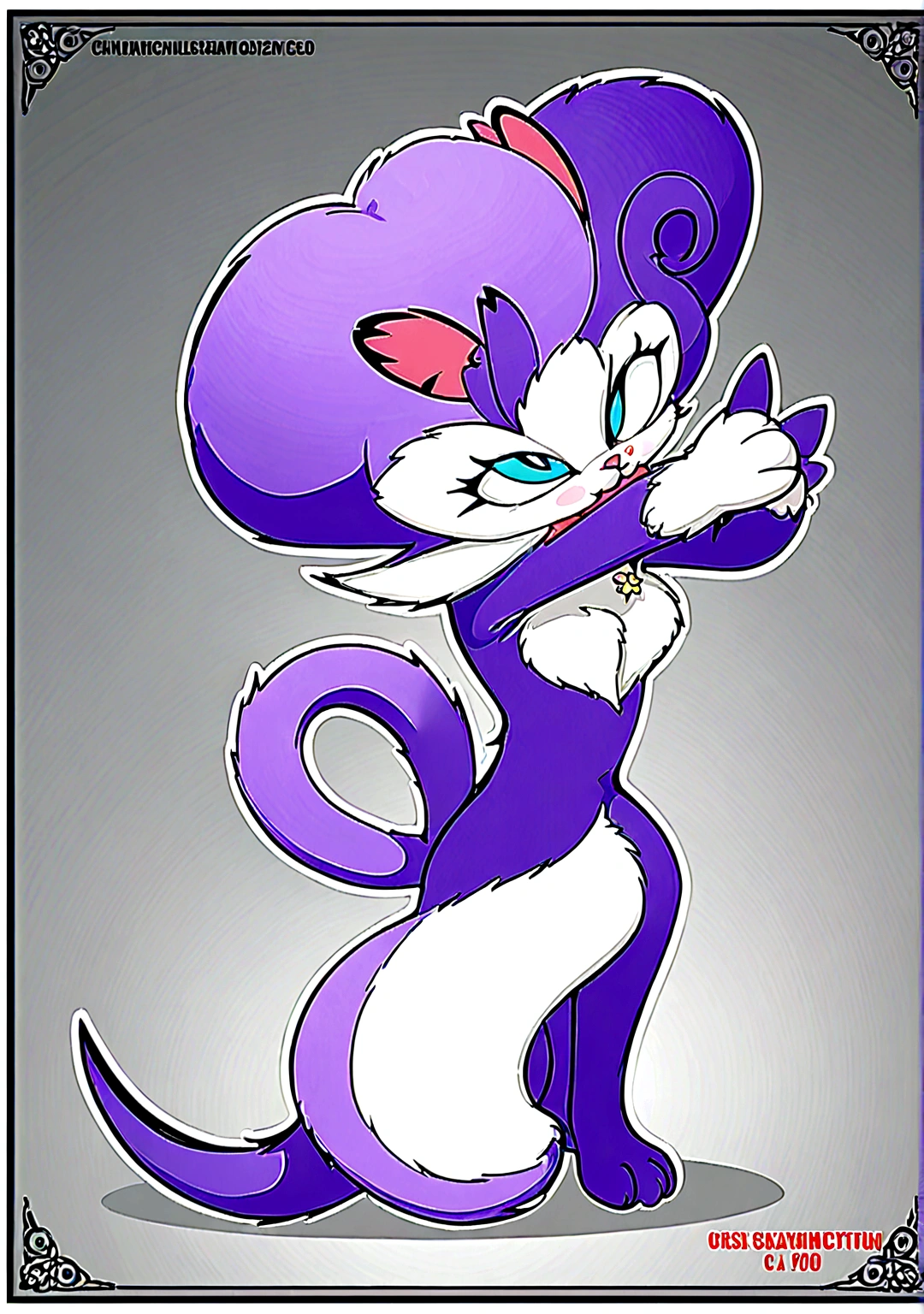 Girl cat cute