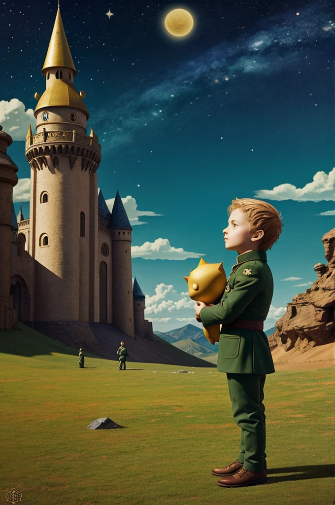 The little prince in the style of Guillermo del Toro