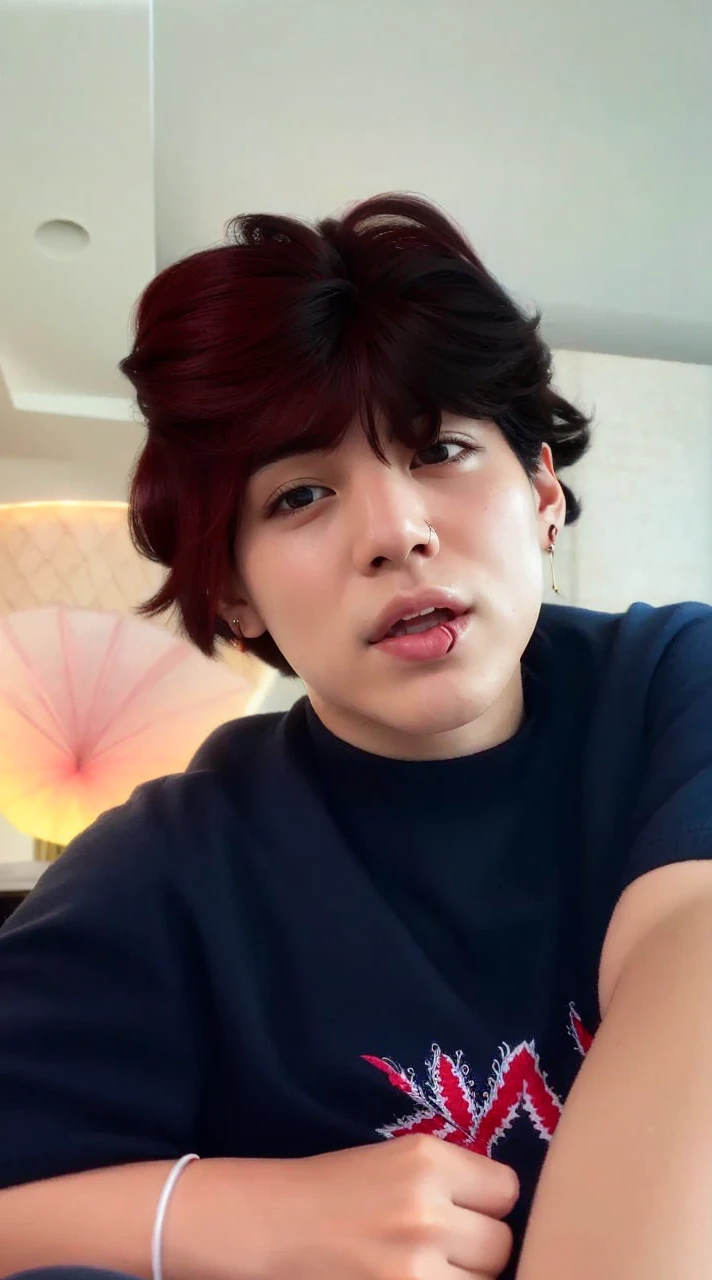 Up close de uma pessoa, kim taehyung, with your hand on the side of your face, taehyung