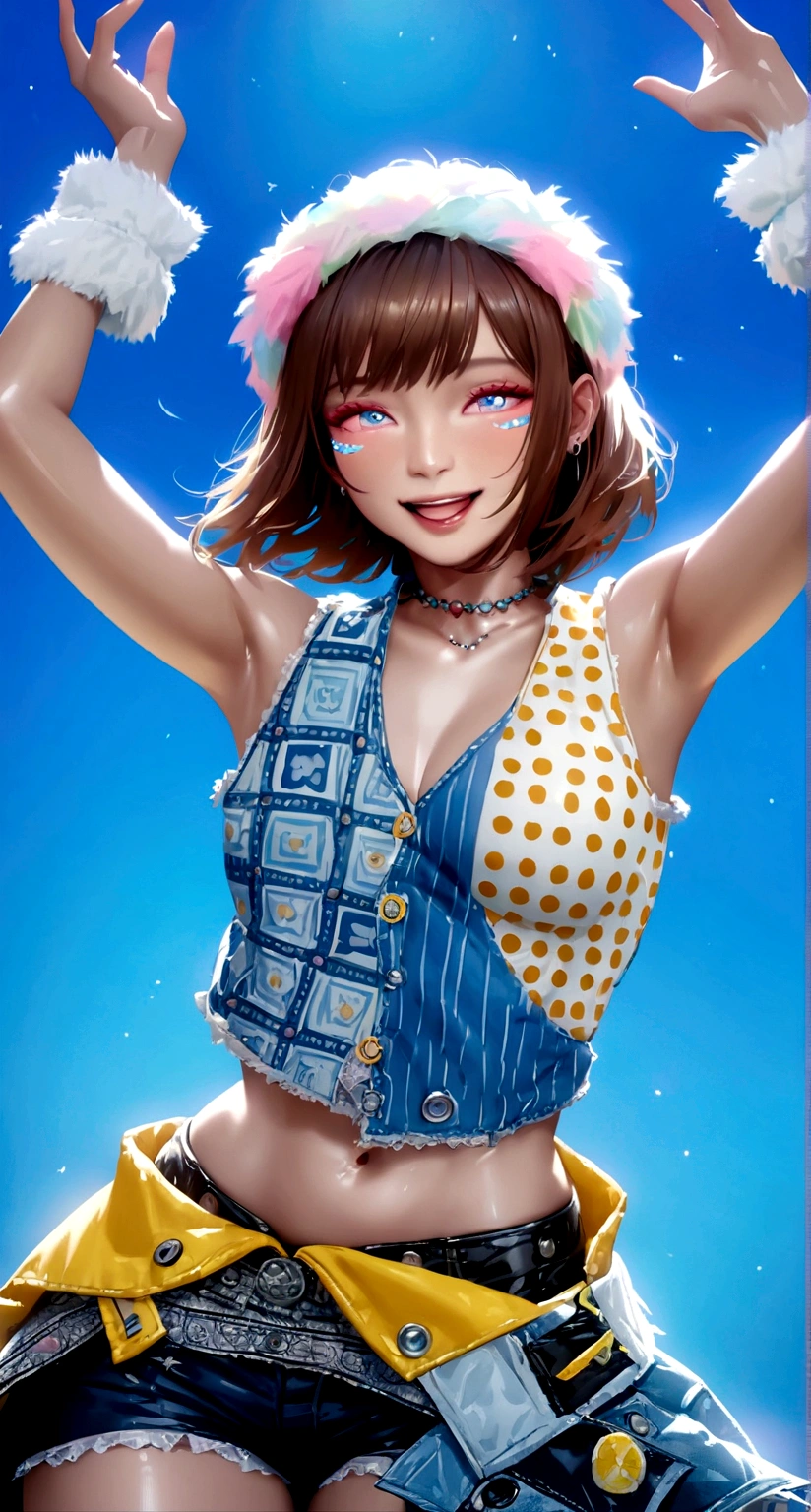 (beautiful scenery), (realistic lighting), (masterpiece), High quality, beautiful graphics, high details, light brown(skin).