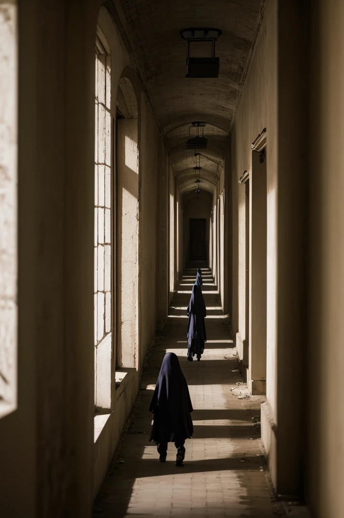 Ghosts appear,in the corridors of hushuai prison