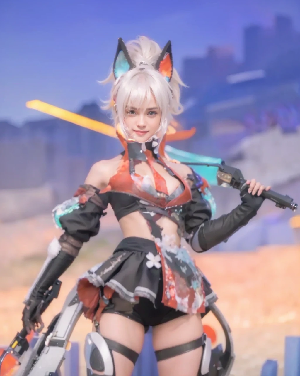 (female:1.2), 8k, ultra hd, ultra detailed texture, hyper realistic, masterpiece, detailed texture, detailed face, detailed skin, detailed lighting, (photorealistic:1.5), best quality, beautiful lighting, cinematic lighting, professional lighting, ultra highres, realistic, detailed hair, real hair, high quality, (realskin:1.5), extremely detailed, finely detail, ultra-detailed, 1girl, solo,smile