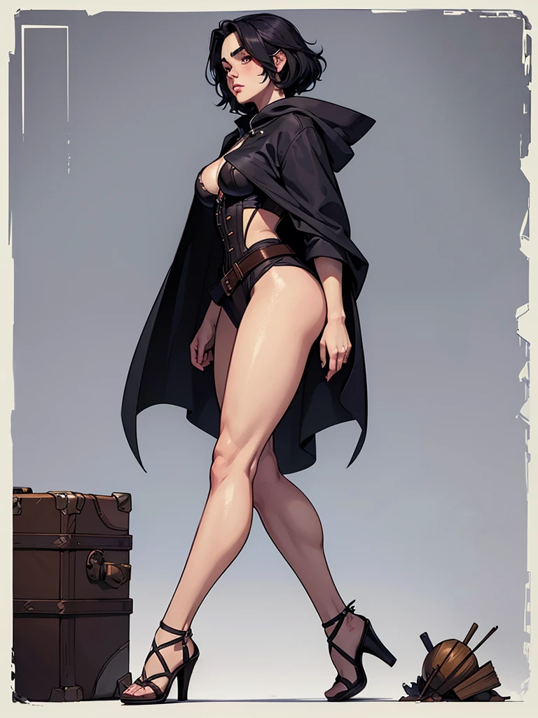 Illustratesção do estilo do personagem GTA e  completamente nus mostrando um pouco de medo Tamanho dos  Nome do desenho animado: Isabella Cruz white background  freckled face Hermione Granger actress strong contours Physical description - long straight hair, dyed a vibrant brown that contrasts with her pale skin. - You reflect a mix of curiosity and determination. – She has a tall stature, with a slender and agile figure, highlighting his agility and dexterity. -colorful background portrait character design, beautiful digital illustration, high-quality portrait, comic book art, Full body sensualizing or . return sheet. member return leaf clothes of the day hellish day expression love wearing sadomasochistic clothes Character pose random scenery Style Yvonne Strahovski Cartoon style digital illustration colorful background diverse attractive woman sesy  beautiful witch clothes in symmetrical, female girlfriends pose beautiful  in cartoon style beautiful and dynamic snow white digital illustration together with cinderella with body in symmetry a beast with a corset and beautiful , well-defined bodyWitch woman character Jennifer Connelly with war marks Cartoon image of a woman . Illustratesção do estilo GTA n, cartoon art style Woman character atompunk style Fiona queen Anna of Arendelle with war scars Cartoon image of a woman .Illustrates??cartoon style, cartoon art style, cartoon art style, digital illustration style, atompunk style highly detailed character design, courage detailed digital art, A girl, standing alone, (Bustness, trunk, from front view:1.2), conceptual artwork, assassin, hooded cloak, layer, Bblack hair, Eyes red, belts, shoulder-belts, ( small,  small, male :1.3), (work of art, highy detailed, Look to viewer, bright gray blurred background