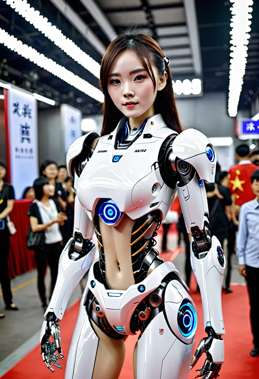 China robot girl