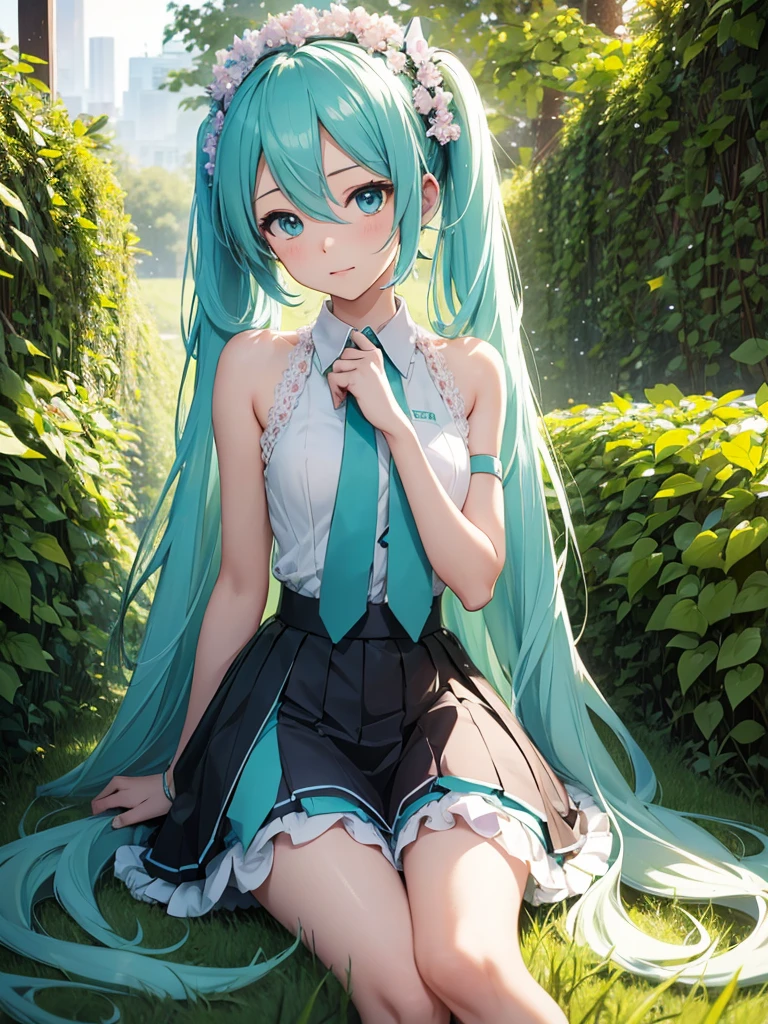 Hatsune Miku, go weeding
