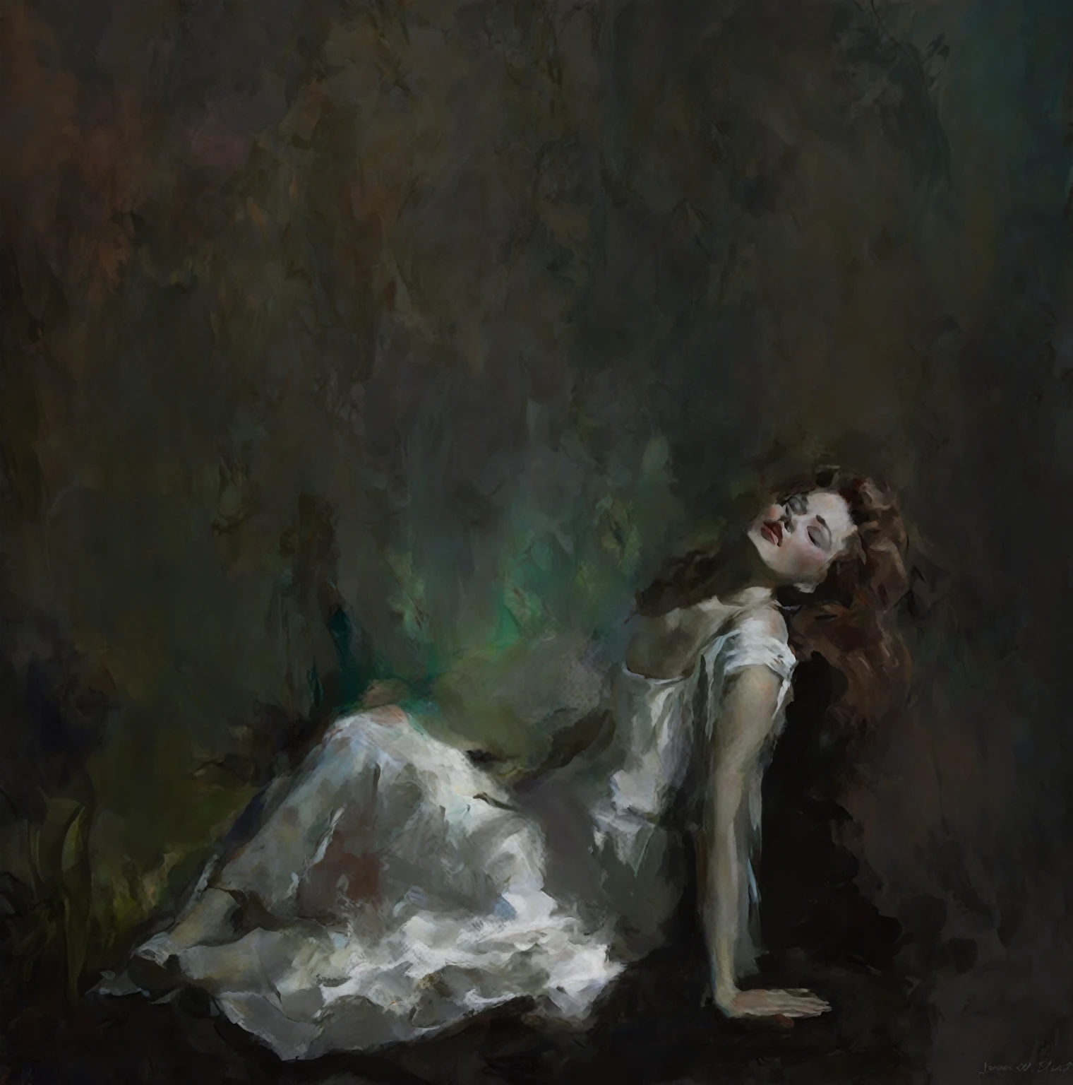 painting of a naked woman sitting on the floor, in a dark room, an expressive digital painting, sultry digital painting, digital oil painting, oil digital painting, soft digital painting, art digital painting, digital expressive oil painting, digital matte painting , #1 digital painting ofl, # 1 pintura digital de todos los tiempos, #1 pintura digital de todos los tiempos, pintado digitalmente