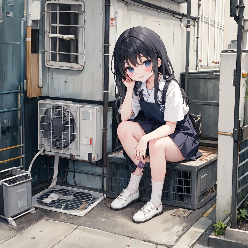 ((masterpiece、Highest quality))、masterpiece,Highest quality,The girls gather,Outdoor,Unsanitary and abandoned city、Poor conditions、ruins、sewage、Dirty shop、Crumbling hospital、street vendors、Poor person々、Blame me people