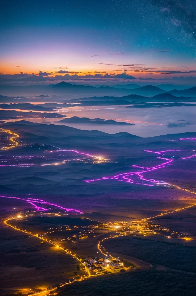 Instantly, The sky lit up with flashes of bright colors and a feeling of peace enveloped the kingdom.. Magic spread everywhere, filling the world with its eternal splendor.