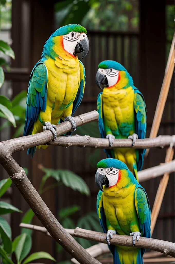 Cute parrots 