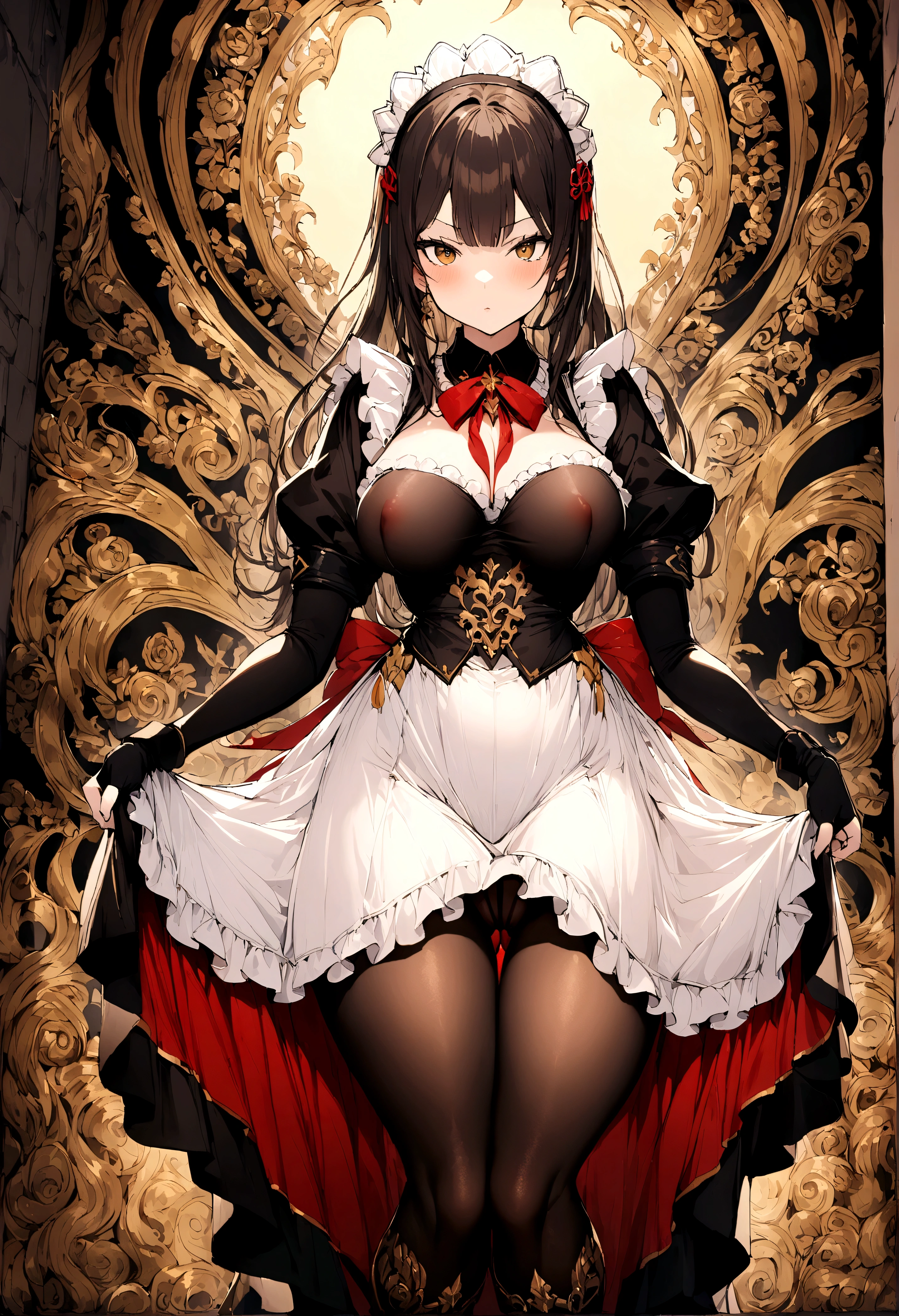 1girl,maid,Pantyhose,sexy,nsfw