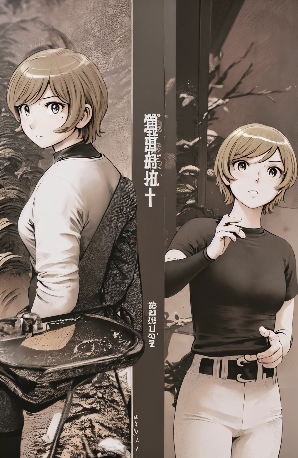 、(masterpiece、Highest quality)、Highest quality, Ultra-high resolution, (((masterpiece))), alone, Sweat、Big eyes,Show Viewer, 
blonde,(short hair:1.2), 
(Baseball uniforms:1.2), (Highest quality:1.3),One Girl,turtleneck、Black undershirt、belt、White trousers、soil、nature、School grounds