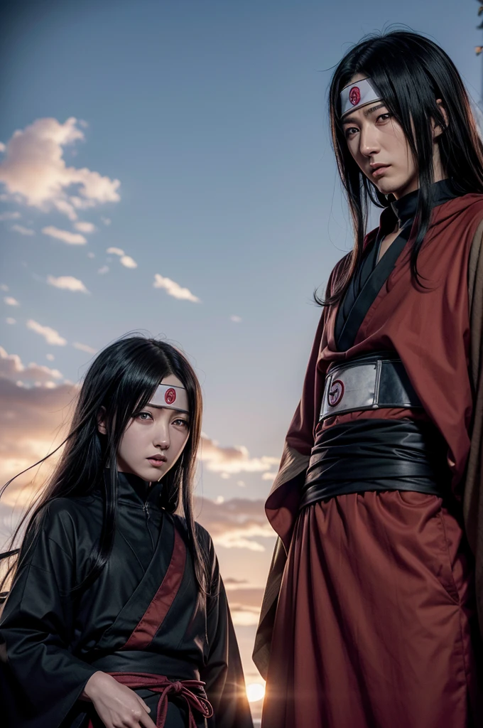 Uchiha Itachi and Namikaze Minato vs Uchiha Madara