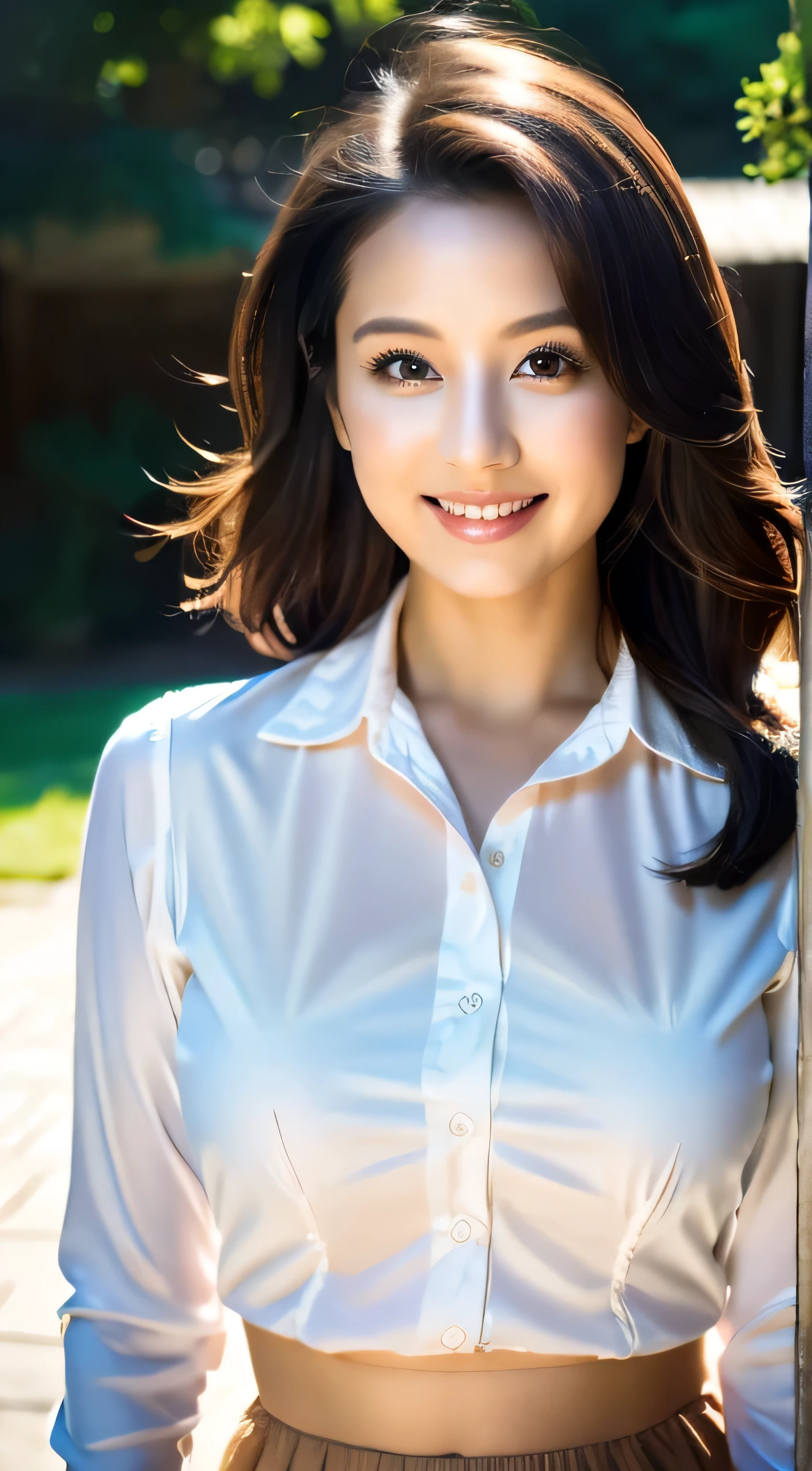 (realistic, photo-realistic:1.37),(8k, RAW photo, highest quality, masterpiece:1.2), cute, super detailed,heart-shaped pupil,Physically based rendering, ultra high resolution, kodak vision color, Photographed with Arricam LT camera, Bokeh, sharp focus,
looking at the viewer,photorealistic,realistic, alone, photorealistic, highest quality,highly detailed face,highly detailed eyes and face, detailed and beautiful eyes,disorganized, incredibly disorganized,忘れられないsmile,messy hair, floating hair, , office、desk、business suit、smile、earrings