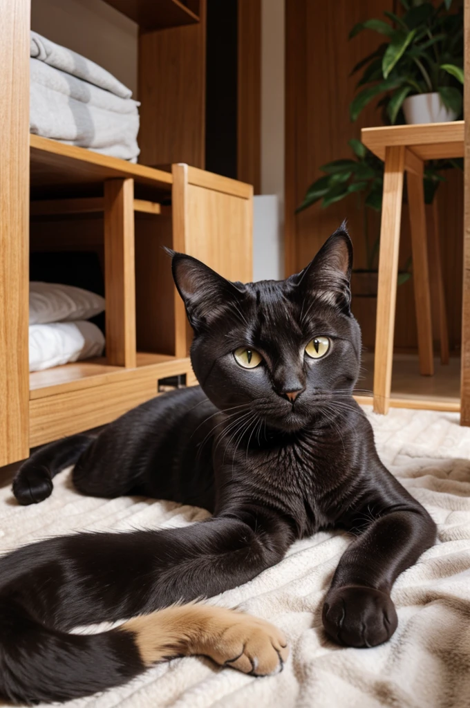 A cat in