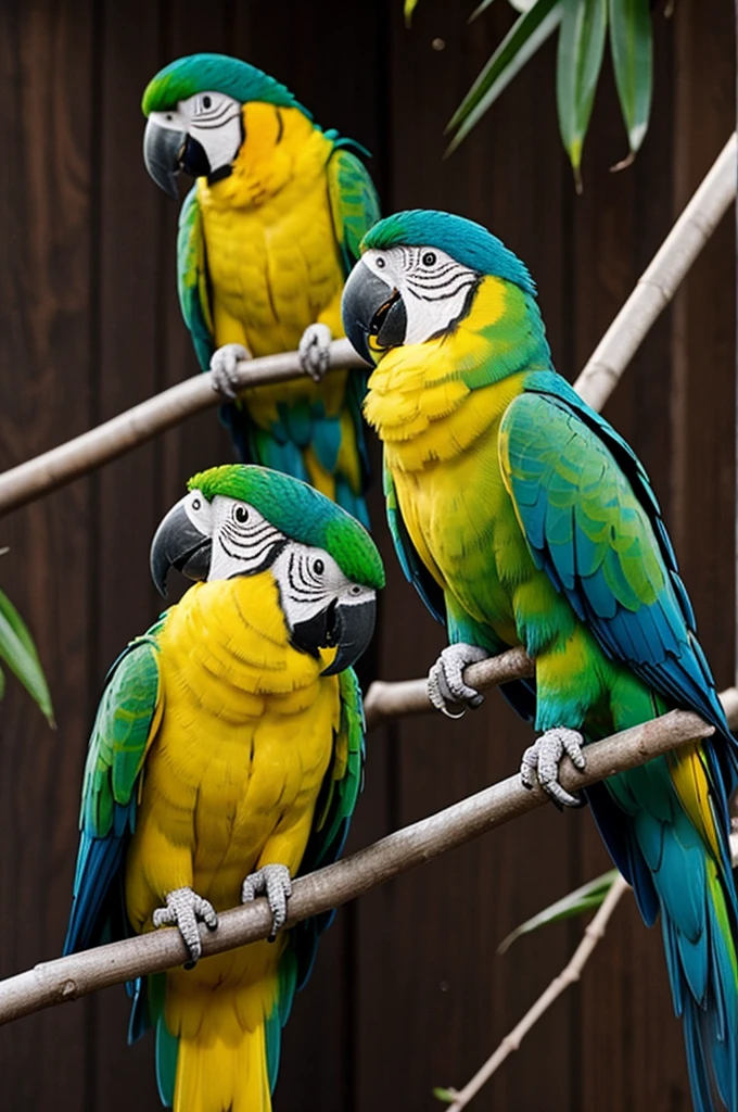 Cute parrots 