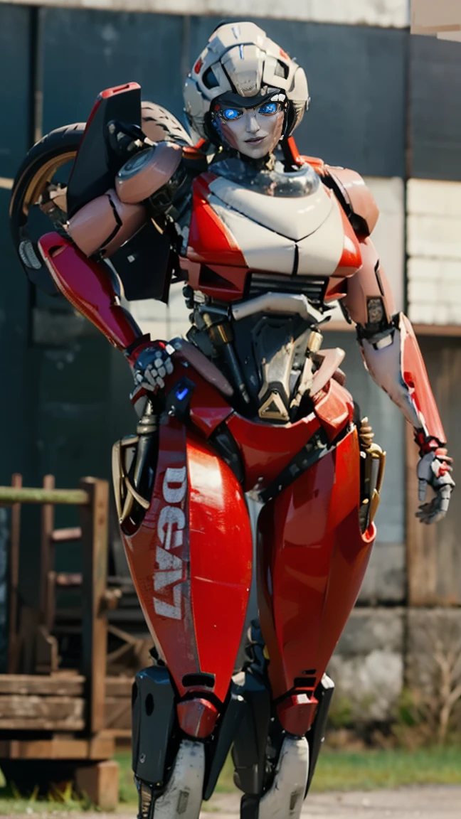 ROTB_Arcee, 1 girl, big breasts, innie pussy, SMILE, robot, mecha, (bright Eyes:1.2), Wide hips, belly button, thick thighs, TEE POSE 1:3 , modelado 3D, voluptuous, foreground, front focus, portrait, front 1:2, looking at the front observer, modelado 3D , 3D , blender Full body hole body highly detailed, highly detailed figure, female full body, female body, humanoid woman, female full-skin figure, realistic body structure, woman body, female human torso, perfect human female specimen, human female, detailed body structure