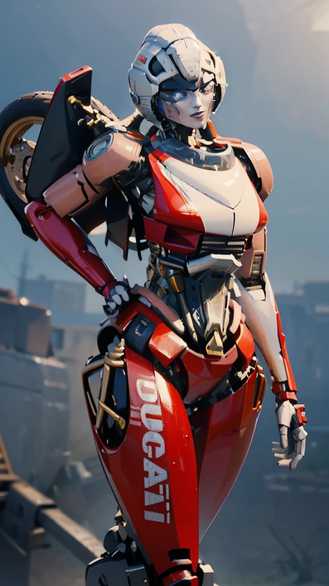ROTB_Arcee, 1 chica, pechos grandes, , robot, mecha, , Caderas anchas,  muslos gruesos, TEE POSE 1:3 , modelado 3d, voluptuosa, primer plano, enfoque trasero, por detras, from behind, modelado 3d , 3d , blender Cuerpo completo hole body highly detailed, highly detailed figure, female full body, female body, humanoid woman, female full-skin figure, realistic body structure, woman body, female human torso, perfect human female specimen, human female, detailed body structure