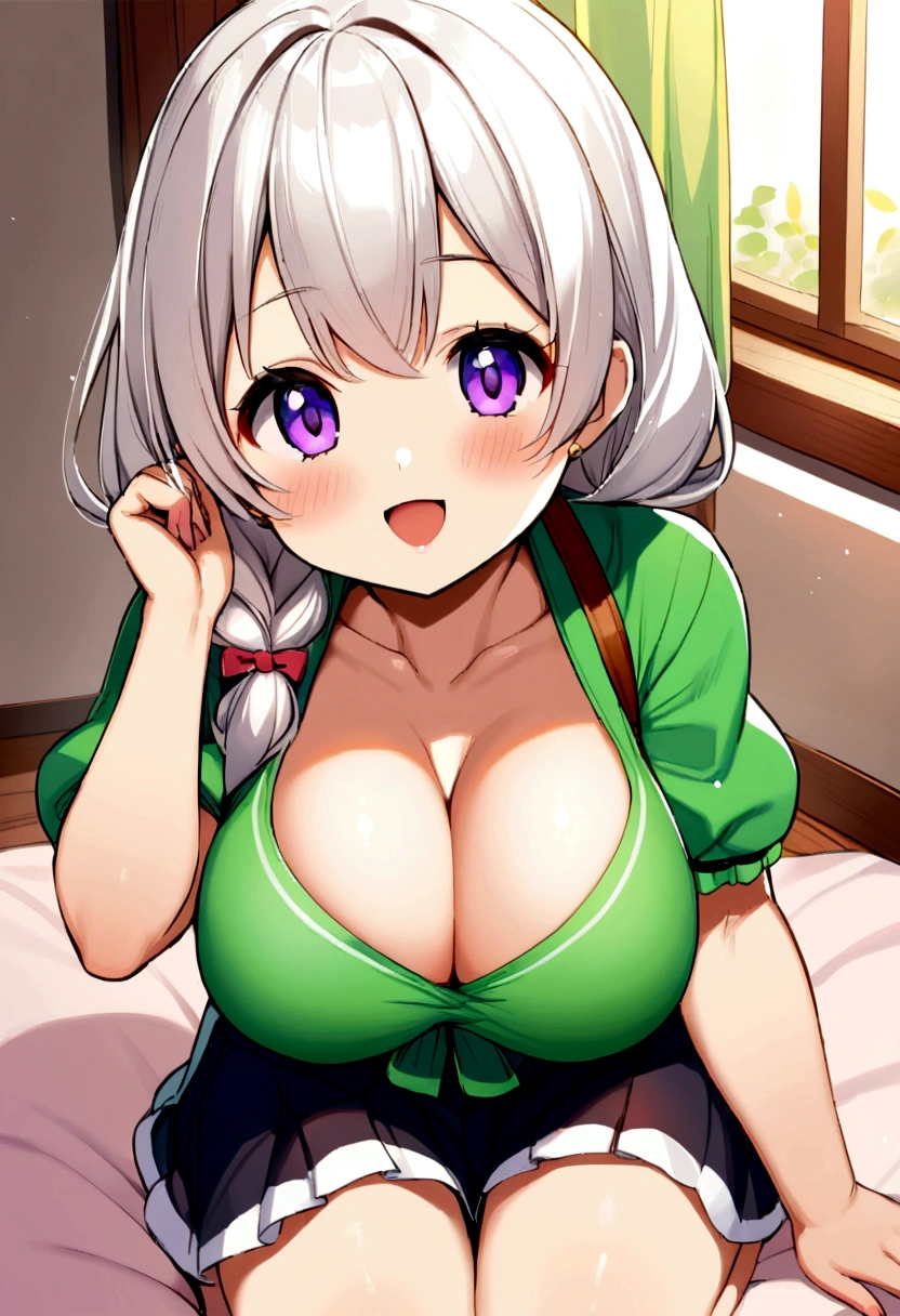 10 year old girl with huge breasts and cleavage
