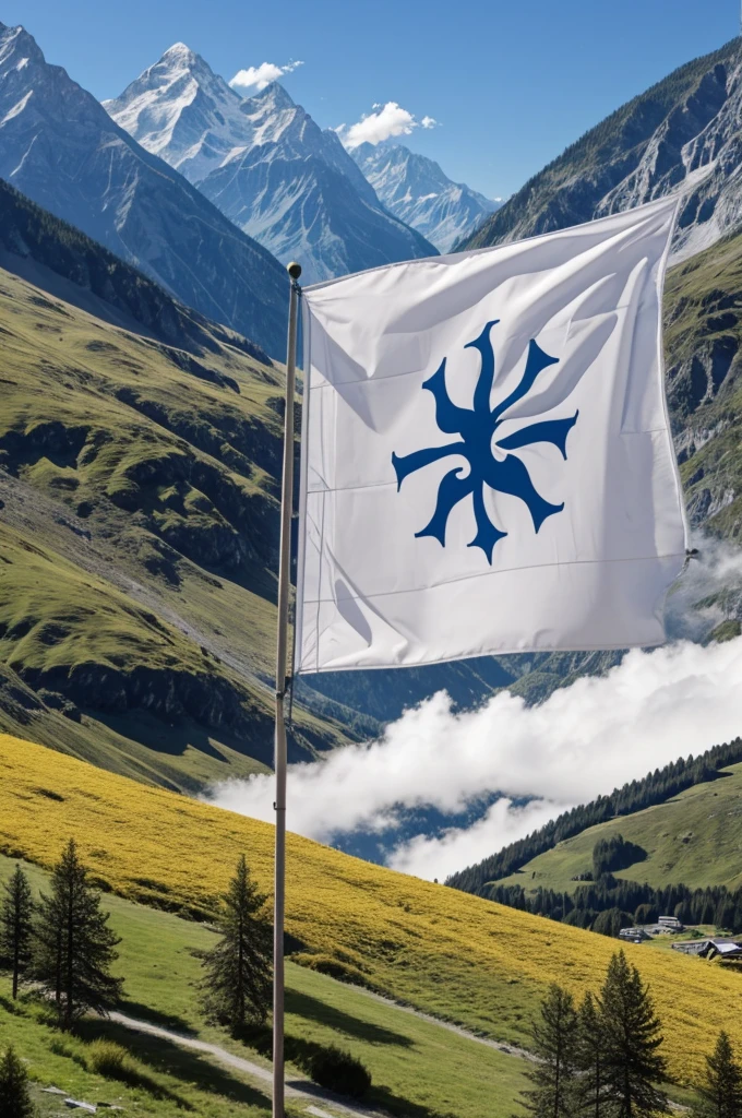 Flag of the Valais country